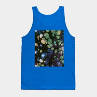 Abstract Marbling Pattern Tank Top
